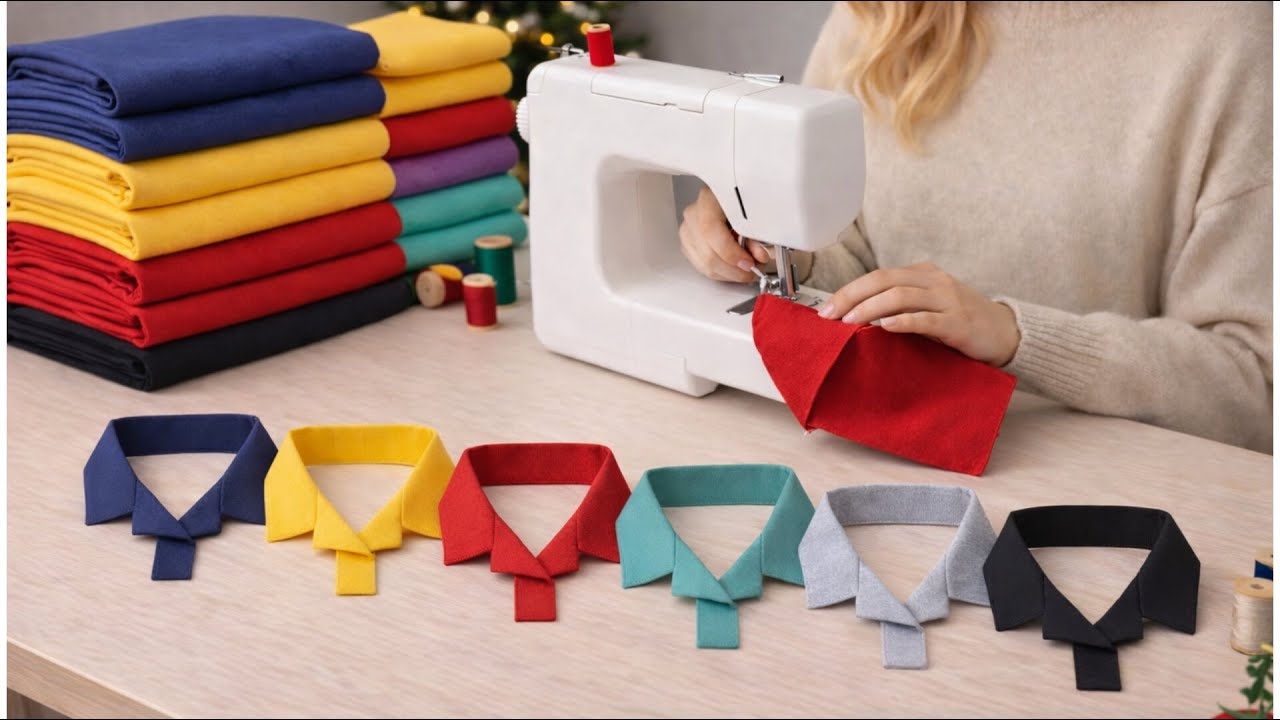 Урок по пошиву планки английского воротника | Простой способ шитья для начинающих