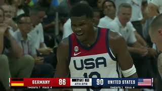 Final 7:40 USA vs Germany UNCUT | August 20, 2023