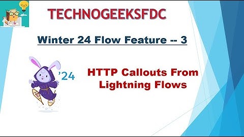 HTTP Callouts From Flows