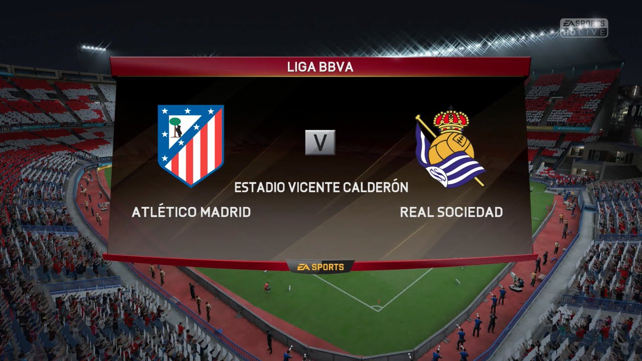 FIFA 16 - Atlético Madrid vs. Real Sociedad @ Estadio Vicente Calderón