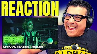 BEETLEJUICE 2 | Teaser Trailer Reaction!! | Jenna Ortega | Michael Keaton | Tim Burton