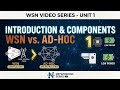 Wireless Sensor Network: Introduction to WSN, it's components & WSN vs Ad-Hoc Network #Lecture 1