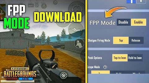 How To Eneble FPP Mode And Quick Scope In Pubg Mobile Lite #chirugaming      #चीरू