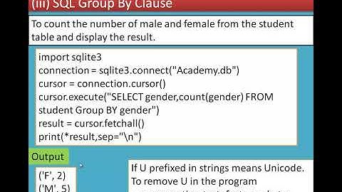 4/9 Chapter 15 Data Manipulation through SQL