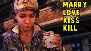 Clem Seduced by Violet or Louis During The Card Game -All Choices- Walking Dead The Final Season Ep2