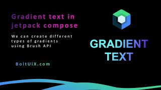 Gradient Text in Jetpack Compose | Add Colorful Text Effects in Android UI