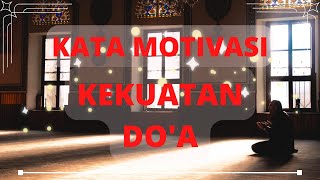 kata kata mutiara bijak kekuatan doa