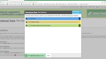 How to start a test session video 1 of 3