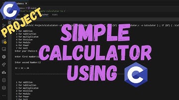 Calculator In C... #coding #programming #clanguage #skills #project #video #algorithm #calculator