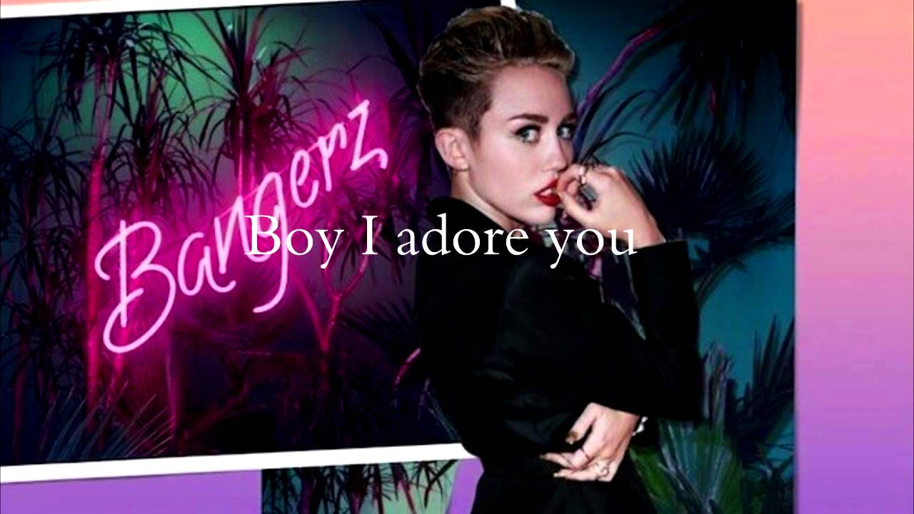 Miley Cyrus - Adore You (Lyrics) - YouTube
