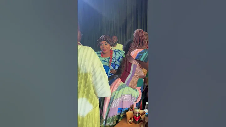 Legendary Antar Olaniyan and Eyinju arrive at Warlord (Oloriogun) movie premiere