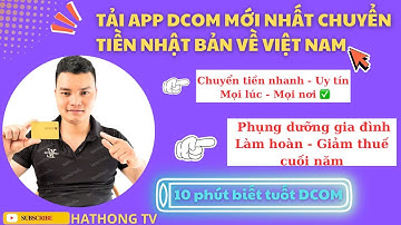 TẢI APP DCOM mới nhất chuyển tiền nhật bản về việt nam