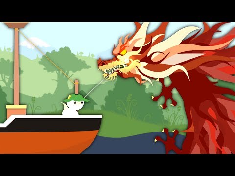 I Caught The Legendary Dragon in Cat Goes Fishing