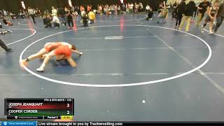 125 Lbs Cons. Round 3 - Joseph Jeanquart, WI Vs Cooper Corder, IL 3c1f