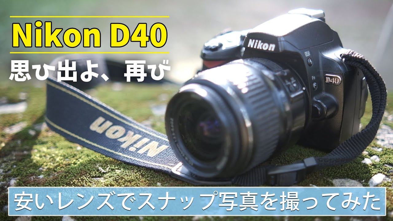 600万画素でもまだ使える !? Nikon D40 と Nikkor 18-55mm F3.5-5.6 GII でスナップ撮影