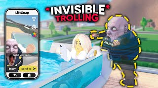 INVISIBLE SNAPCHAT ROBLOX TROLLING 3 (LifeTogether 🏠 RP)