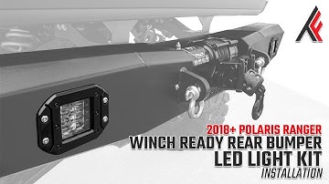 Polaris Ranger Rear Bumper Light Kit Install