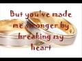 You've Made Me Stronger - Regine Velasquez (with lyrics)