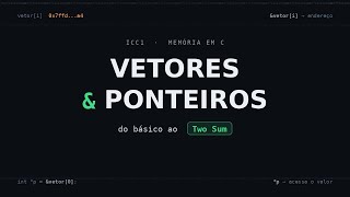Vetores e Ponteiros - Do básico ao Two Sum
