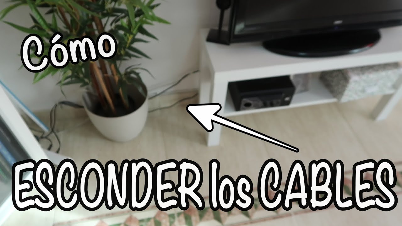 Cómo esconder cables de la casa: ver trucos