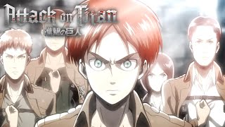 Attack on Titan - Opening 1 | Feuerroter Pfeil und Bogen Resimi