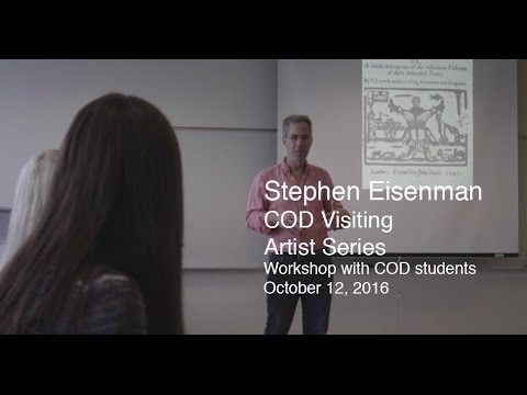 Visiting Artist Series: Stephen Eisenman Workshop