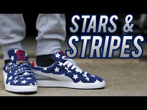 puma stars and stripes shoes