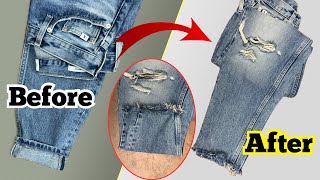 Jeans Fransensaum selber machen: Mach DIESEN Fehler nicht! ❌