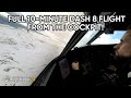 Complete 10-minute Dash 8 flight from the cockpit (Real time | 4K)