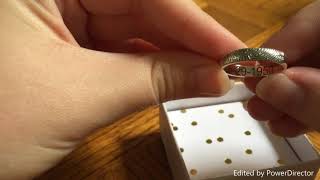 Caitlyn Minimalist Personalized Fingerprint Ring Unboxing