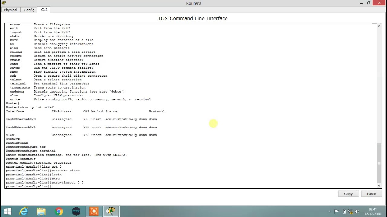 How to configure Cisco Router part 1 - YouTube