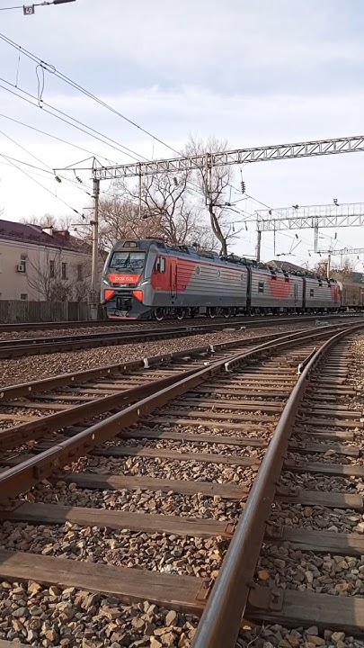 Новый 3эс5к "Ермак" на перегоне Уссурийск-Владивосток #2024 #ржд # ...