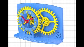 Brian Law's woodenclocks - Clock 62  -simple clock to build using quartz Drive motor.