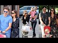 All walks Irina Shayk, Bradley Cooper and daughter Lea compilation | paparazzi news