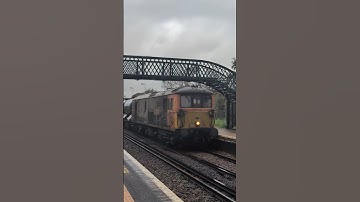 73136 and 73109 pass through Hampden Park heading back to Tonbridge while running an RHTT 10/11/25