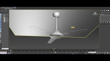 Tutorial on Modeling & Animating a Ceiling Fan in 3dsmax ( For all Levels )