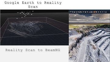 Google Earth to Reality Scan to BeamNG - No Blender - Question from Comments