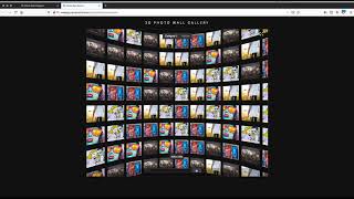 3D Photo Wall Designer by Raizensoft | Beautiful 3D Javascript photo application screenshot 1