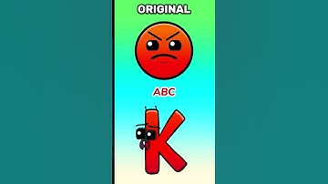 Alphabet Lore VS Geometry Dash #alphabetlore #geometrydash #shorts #animation