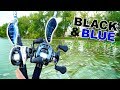 Black and Blue Lures ONLY Fishing Challenge!!!
