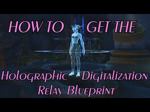 WoW BfA 8.2 How to get the Holographic Digitalization Relay Blueprint in Mechagon
