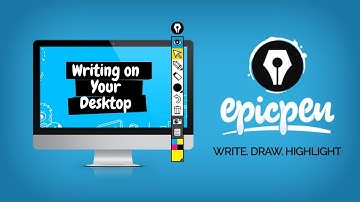 Writing on Your Desktop with a Pen using Epic Pen! 🖊️💻