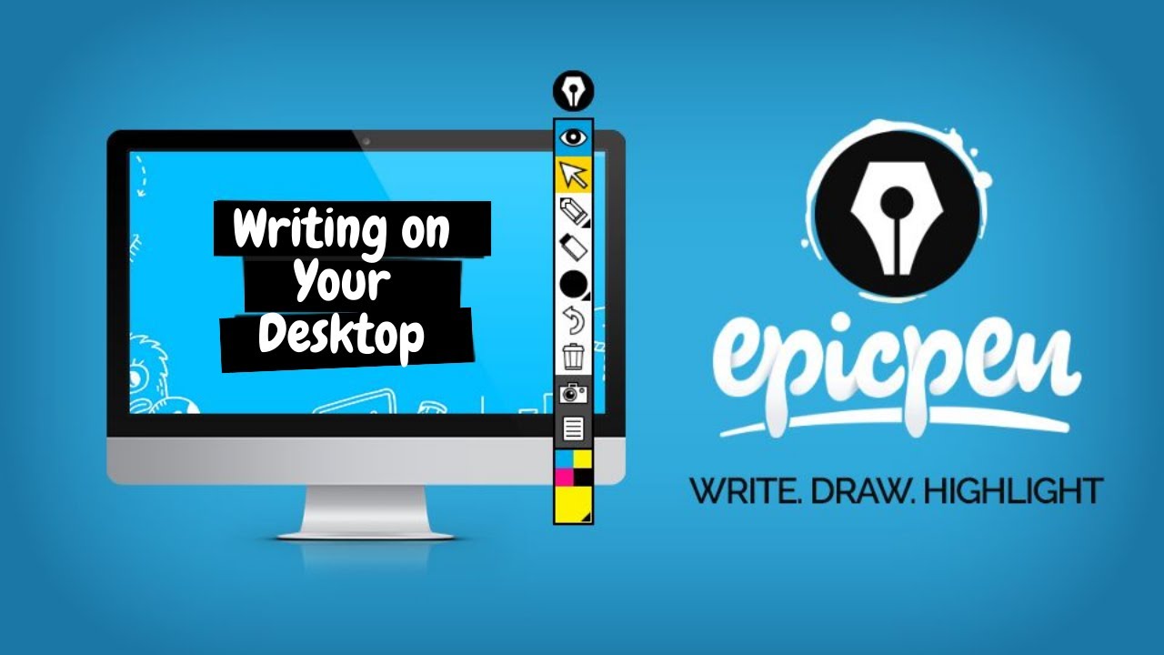 Writing on Your Desktop with a Pen using Epic Pen! 🖊️💻