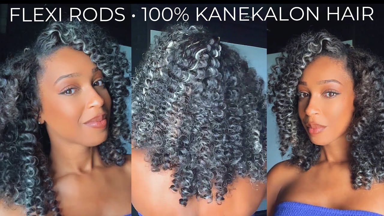 I Made These Curls )! Watch Me Curl 100 Kanekalon Hair With Flexi