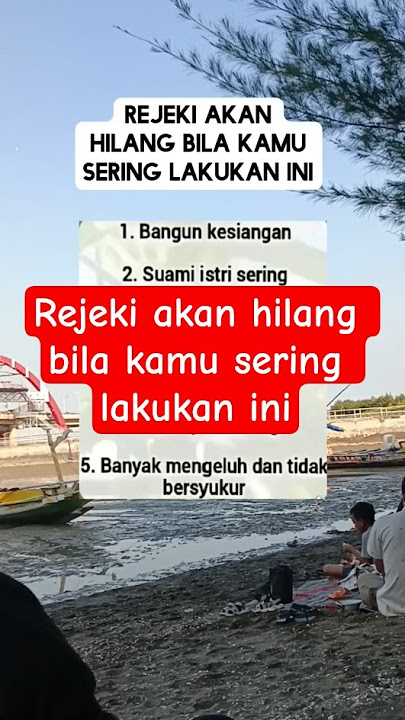 Rejeki akan hilang bila kamu sering lakukan ini #shortsviral
