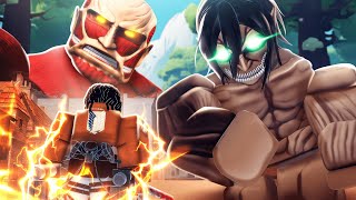 The FIRST Roblox ATTACK ON TITAN Game Of 2024...