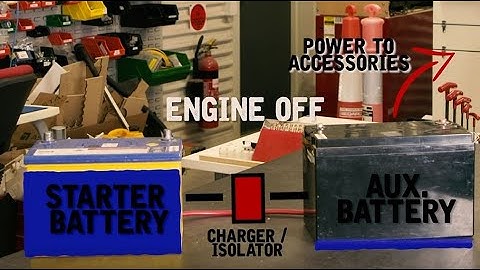 What is a battery isolator and how does it work?