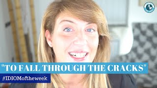 TO FALL THROUGH THE CRACKS: English Idiom