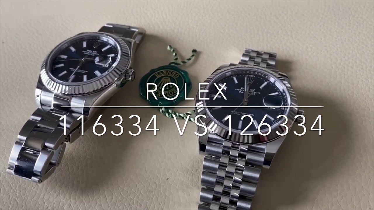 ROLEX Datejust 41 mm blue dial 116334 