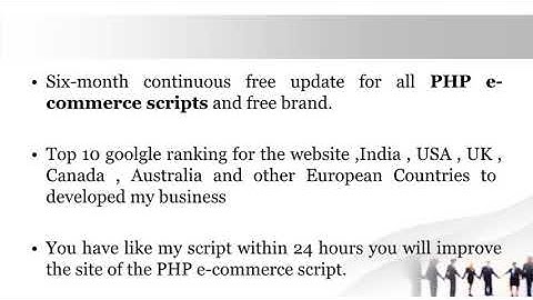 Php ecommerce script   Open source ecommerce software